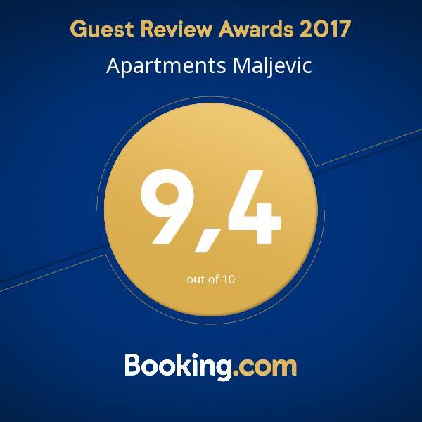 Apartments Maljevic バール エクステリア 写真